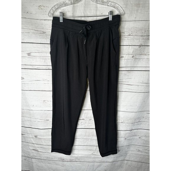 NWOT| Lululemon Dance Studio Mid-Rise Drawcord Crop 22” Black 6 - Picture 2 of 5